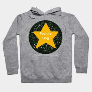 Fed the Dog Adulting Gold Star Hoodie